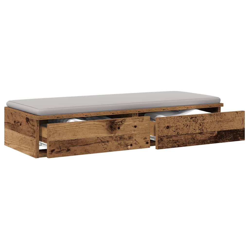 Bettschubladen Altholz 100 x 36,5 x 16,5 cm Holzwerkstoff