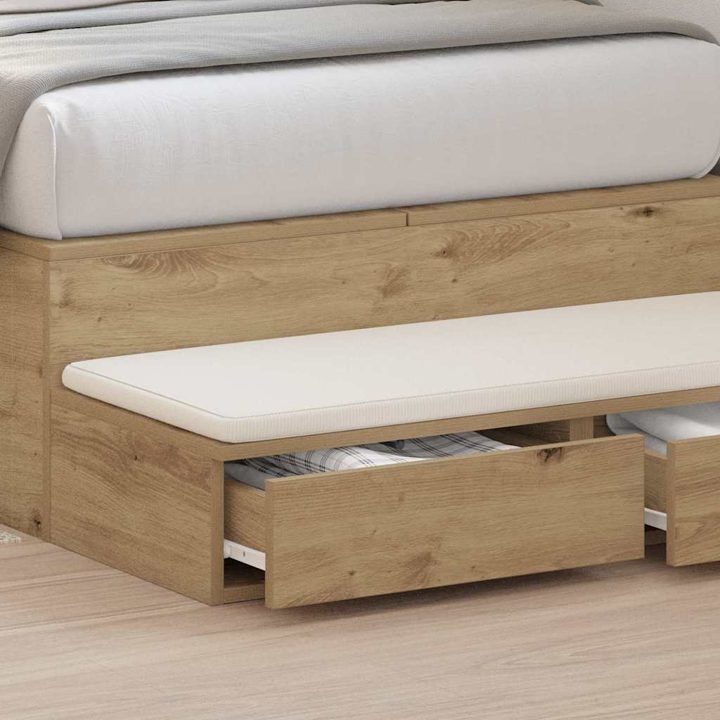 Bettschubladen Artisan-Eiche 100 x 36,5 x 16,5 cm Holzwerkstoff