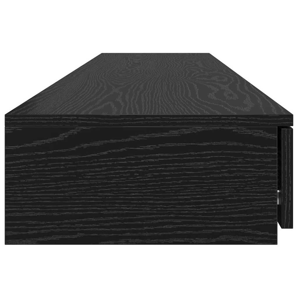 Bettschubladen Schwarz Eichen-Optik 200 x 36,5 x 16,5 cm