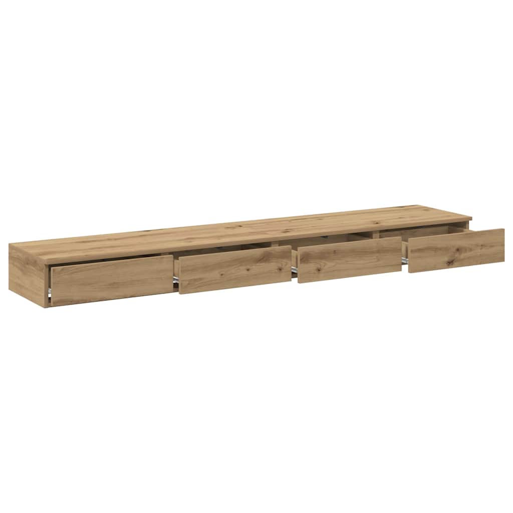 Bettschubladen Artisan-Eiche 200 x 36,5 x 16,5 cm Holzwerkstoff