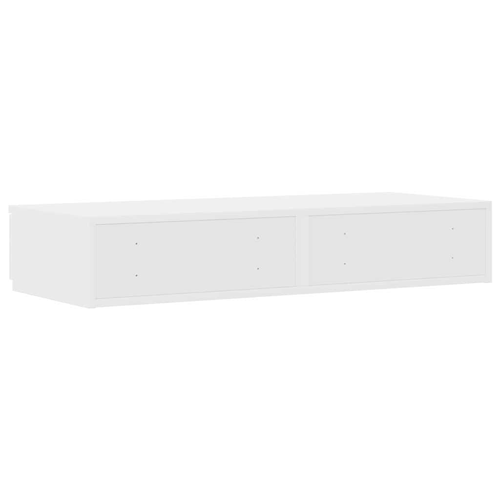 Bettschubladen Weiß 80 x 36,5 x 16,5 cm Holzwerkstoff