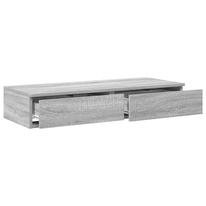 Bettschubladen Sonoma-Grau 80 x 36,5 x 16,5 cm Holzwerkstoff
