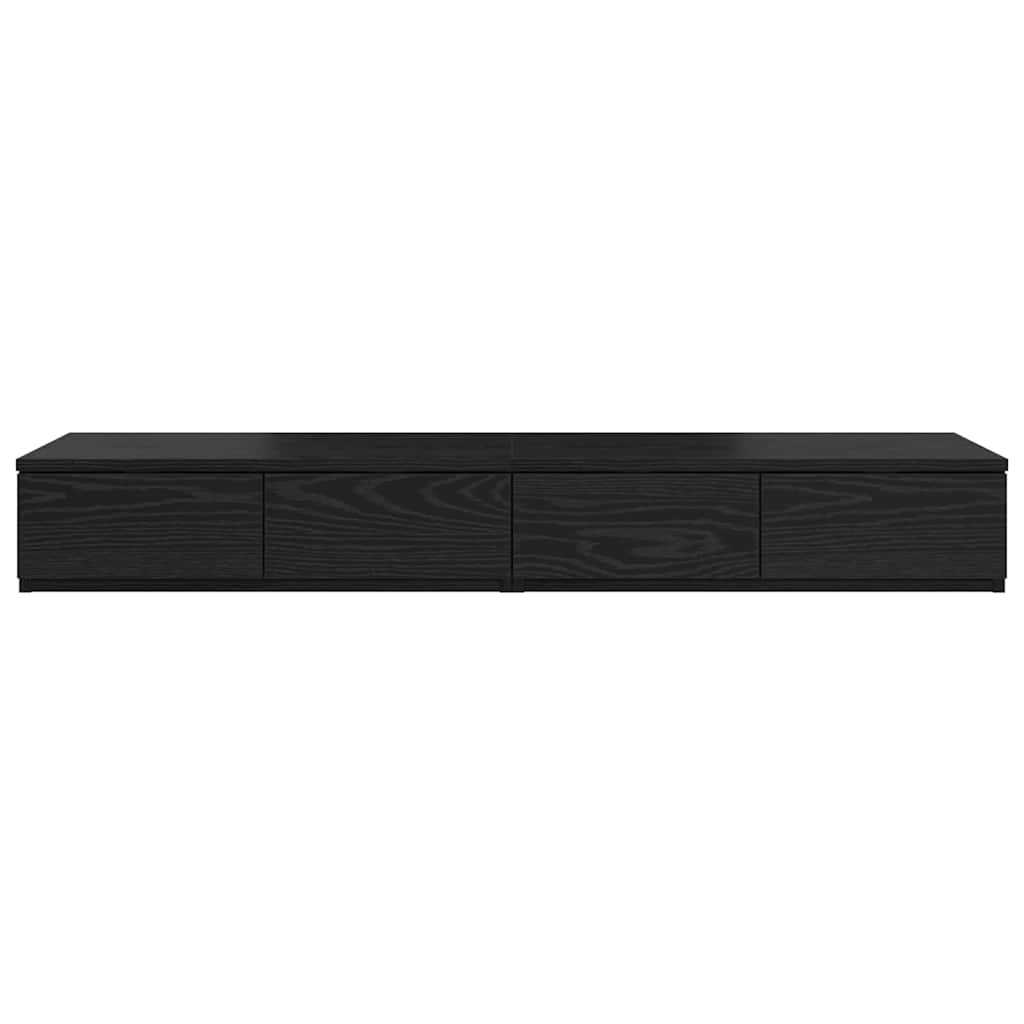 Bettschubladen Schwarz Eichen-Optik 120 x 36,5 x 16,5 cm