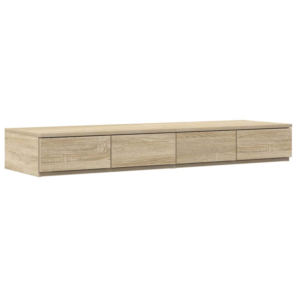 Bettschubladen Sonoma-Eiche 120 x 36,5 x 16,5 cm Holzwerkstoff