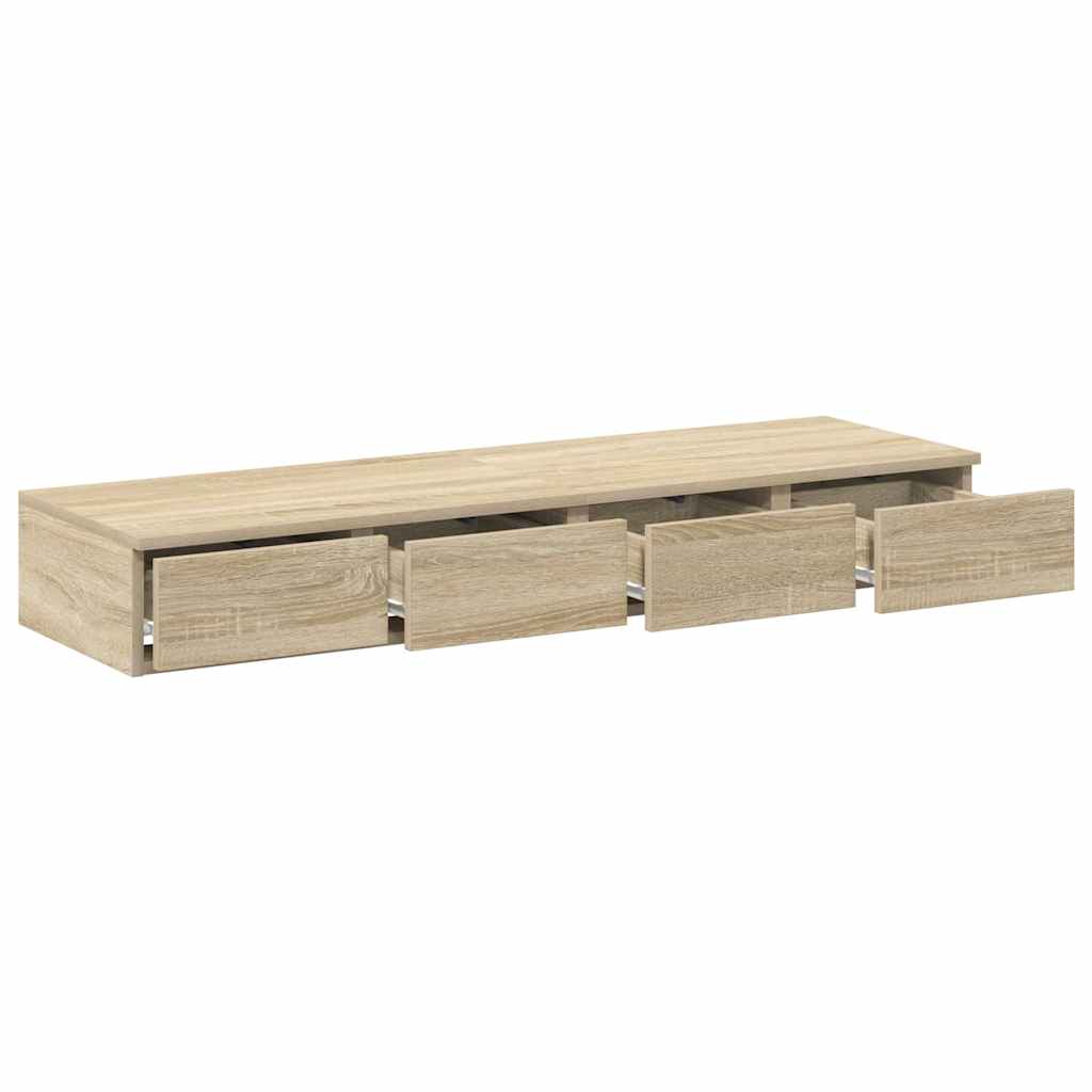 Bettschubladen Sonoma-Eiche 120 x 36,5 x 16,5 cm Holzwerkstoff