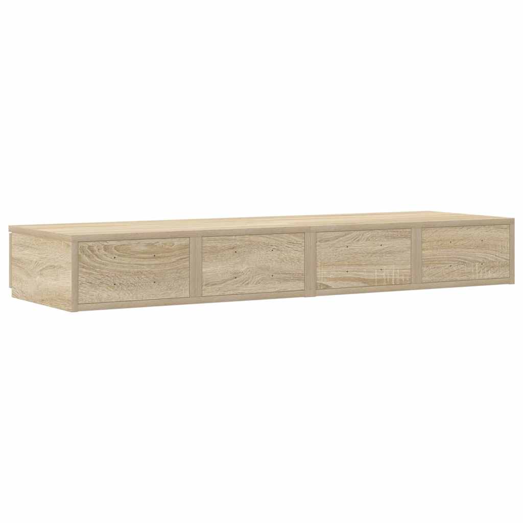 Bettschubladen Sonoma-Eiche 120 x 36,5 x 16,5 cm Holzwerkstoff