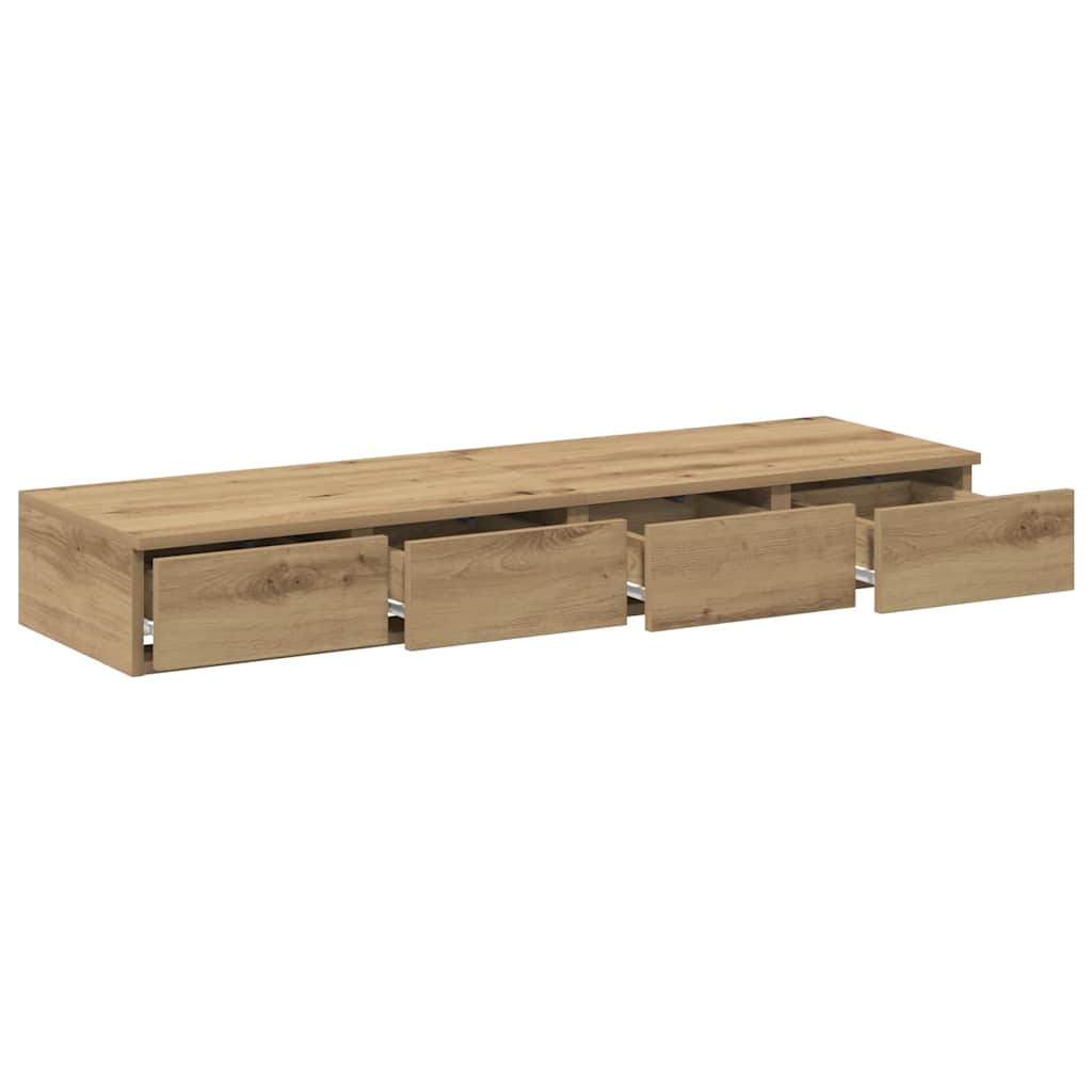 Bettschubladen Artisan-Eiche 120 x 36,5 x 16,5 cm Holzwerkstoff