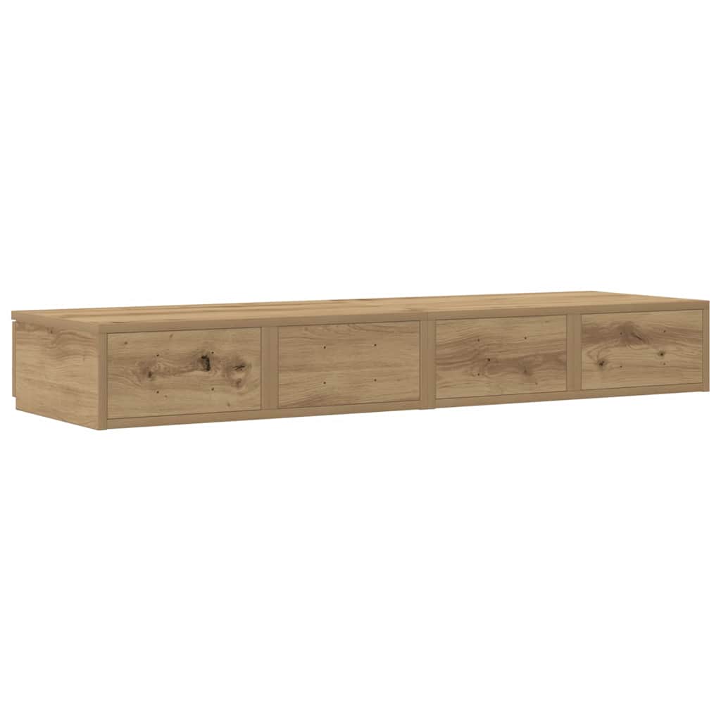 Bettschubladen Artisan-Eiche 120 x 36,5 x 16,5 cm Holzwerkstoff