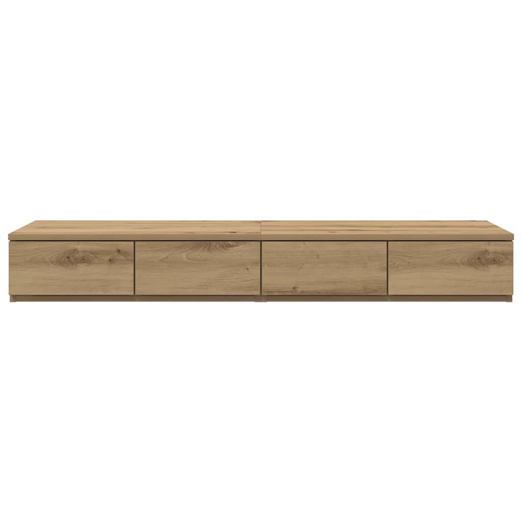 Bettschubladen Artisan-Eiche 120 x 36,5 x 16,5 cm Holzwerkstoff