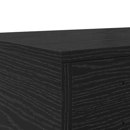 Bettschubladen Schwarz Eichen-Optik 140 x 36,5 x 16,5 cm