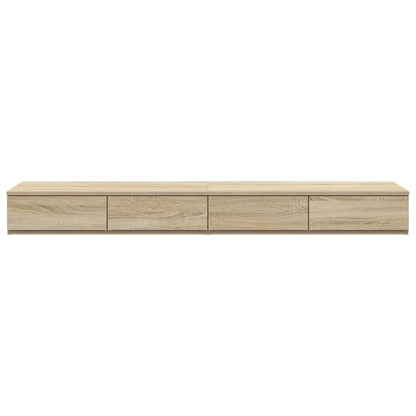 Bettschubladen Sonoma-Eiche 140 x 36,5 x 16,5 cm Holzwerkstoff