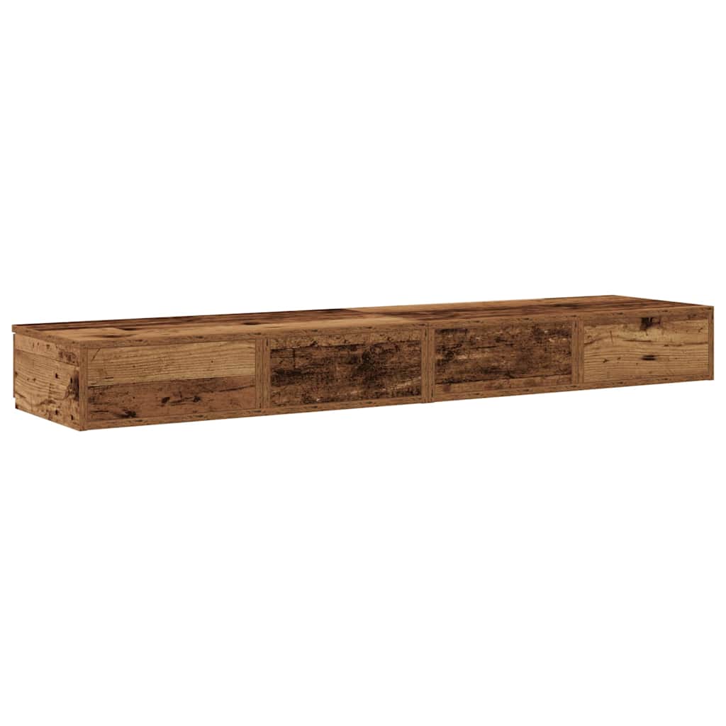 Bettschubladen Altholz 140 x 36,5 x 16,5 cm Holzwerkstoff