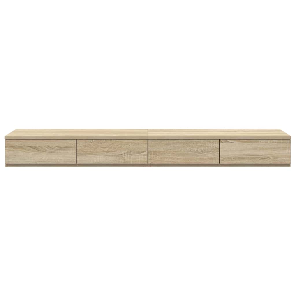 Bettschubladen Sonoma-Eiche 150 x 36,5 x 16,5 cm Holzwerkstoff