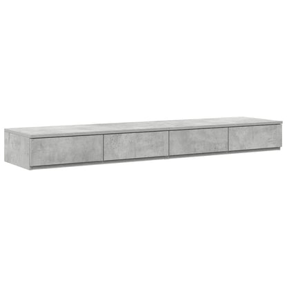 Bettschubladen Beton Grau 150 x 36,5 x 16,5 cm Holzwerkstoff