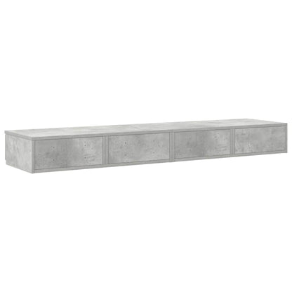 Bettschubladen Beton Grau 150 x 36,5 x 16,5 cm Holzwerkstoff
