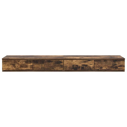 Bettschubladen Räuchereiche 150 x 36,5 x 16,5 cm Holzwerkstoff