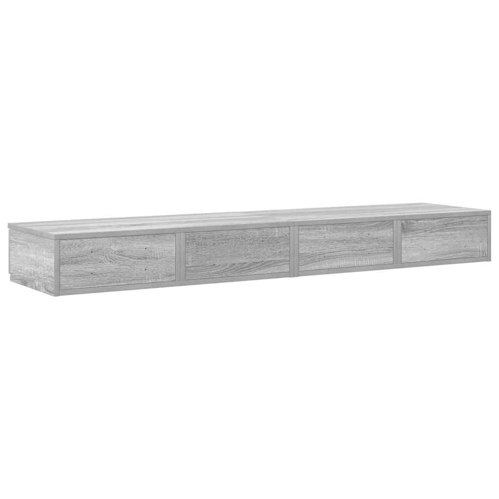 Bettschubladen Sonoma-Grau 150 x 36,5 x 16,5 cm Holzwerkstoff