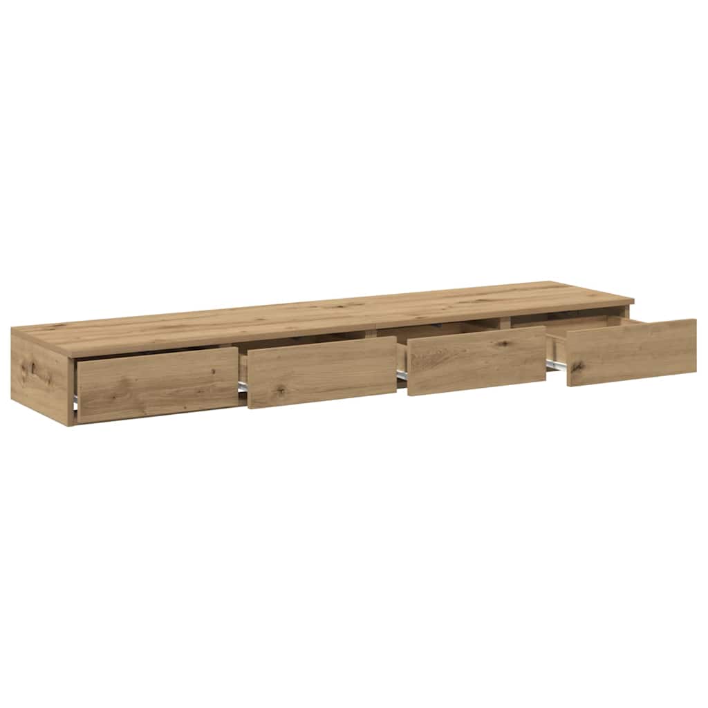 Bettschubladen Artisan-Eiche 150 x 36,5 x 16,5 cm Holzwerkstoff