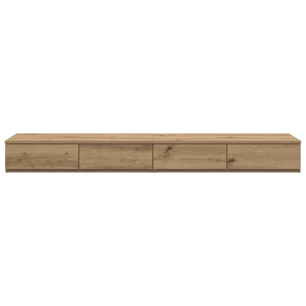 Bettschubladen Artisan-Eiche 150 x 36,5 x 16,5 cm Holzwerkstoff
