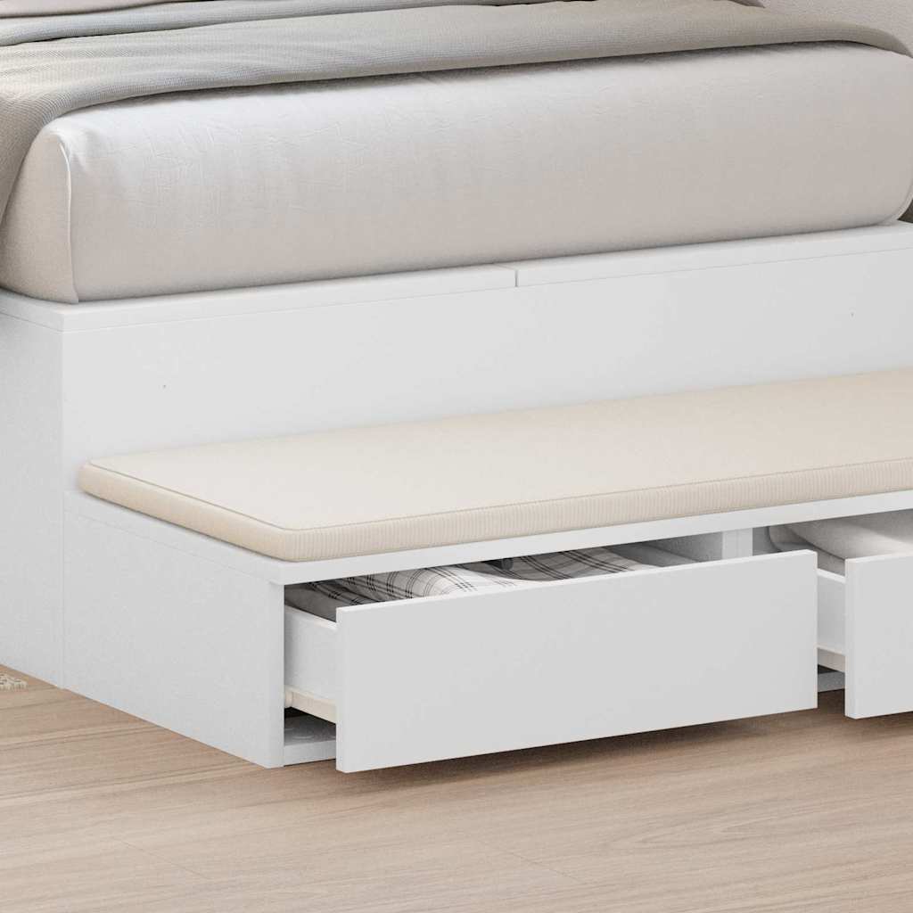 Bettschubladen Weiß 75 x 36,5 x 16.5 cm Holzwerkstoff