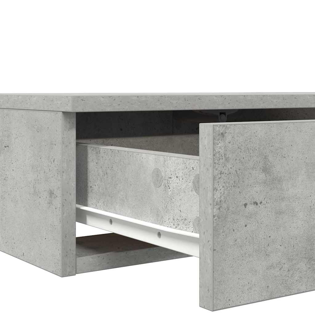 Bettschubladen Betongrau 75 x 36,5 x 16.5 cm Holzwerkstoff