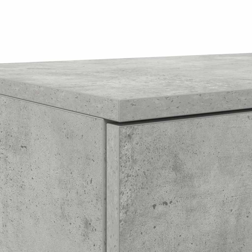 Bettschubladen Betongrau 75 x 36,5 x 16.5 cm Holzwerkstoff