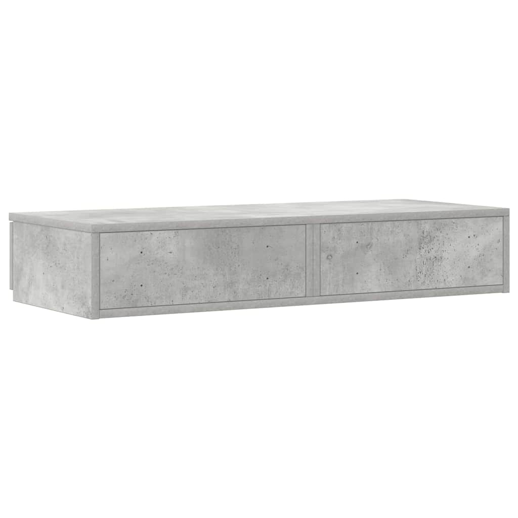Bettschubladen Betongrau 75 x 36,5 x 16.5 cm Holzwerkstoff