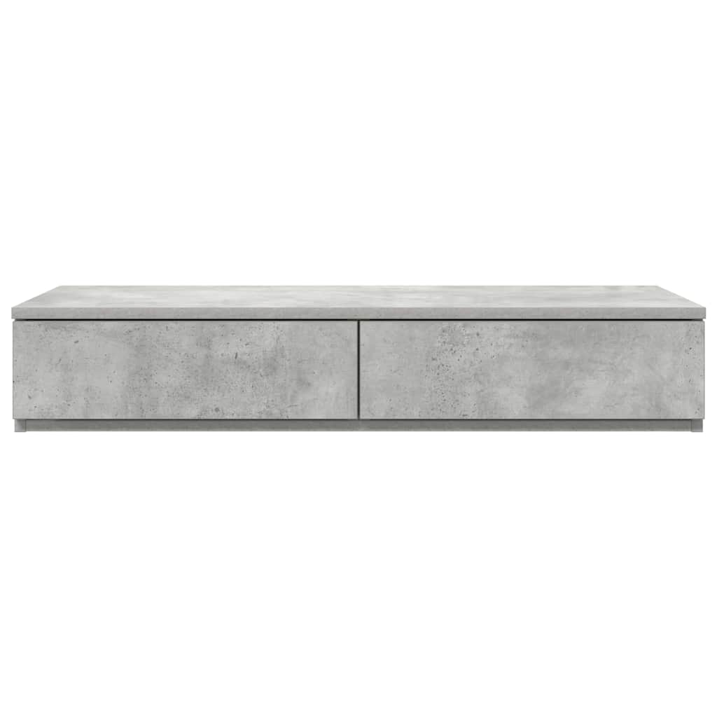 Bettschubladen Betongrau 75 x 36,5 x 16.5 cm Holzwerkstoff