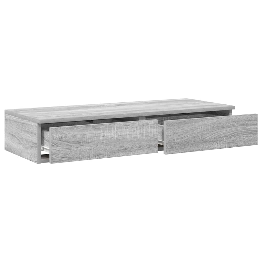 Bettschubladen Sonoma-Grau 75 x 36,5 x 16.5 cm Holzwerkstoff