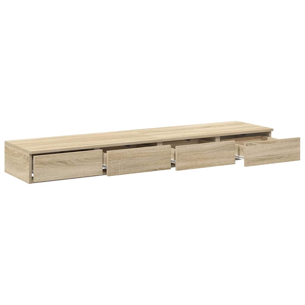 Bettschubladen Sonoma-Eiche 160 x 36,5 x 16,5 cm Holzwerkstoff