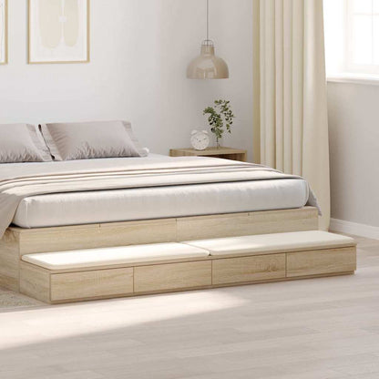 Bettschubladen Sonoma-Eiche 180 x 36,5 x 16,5 cm Holzwerkstoff