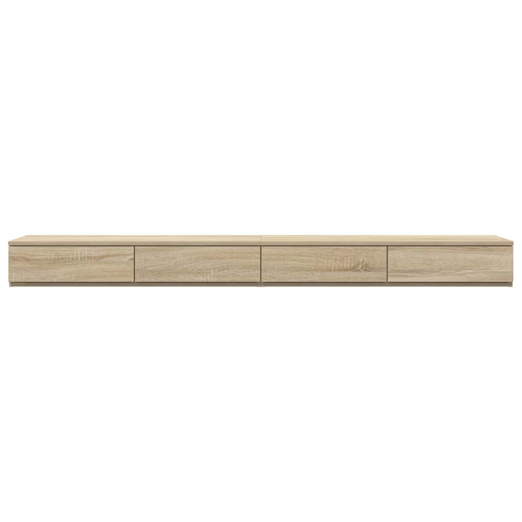 Bettschubladen Sonoma-Eiche 180 x 36,5 x 16,5 cm Holzwerkstoff