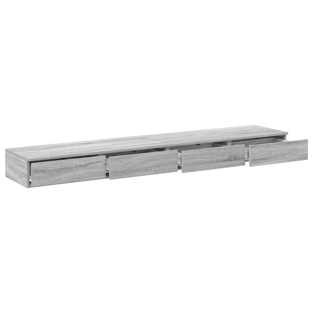 Bettschubladen Sonoma-Grau 180 x 36,5 x 16,5 cm Holzwerkstoff