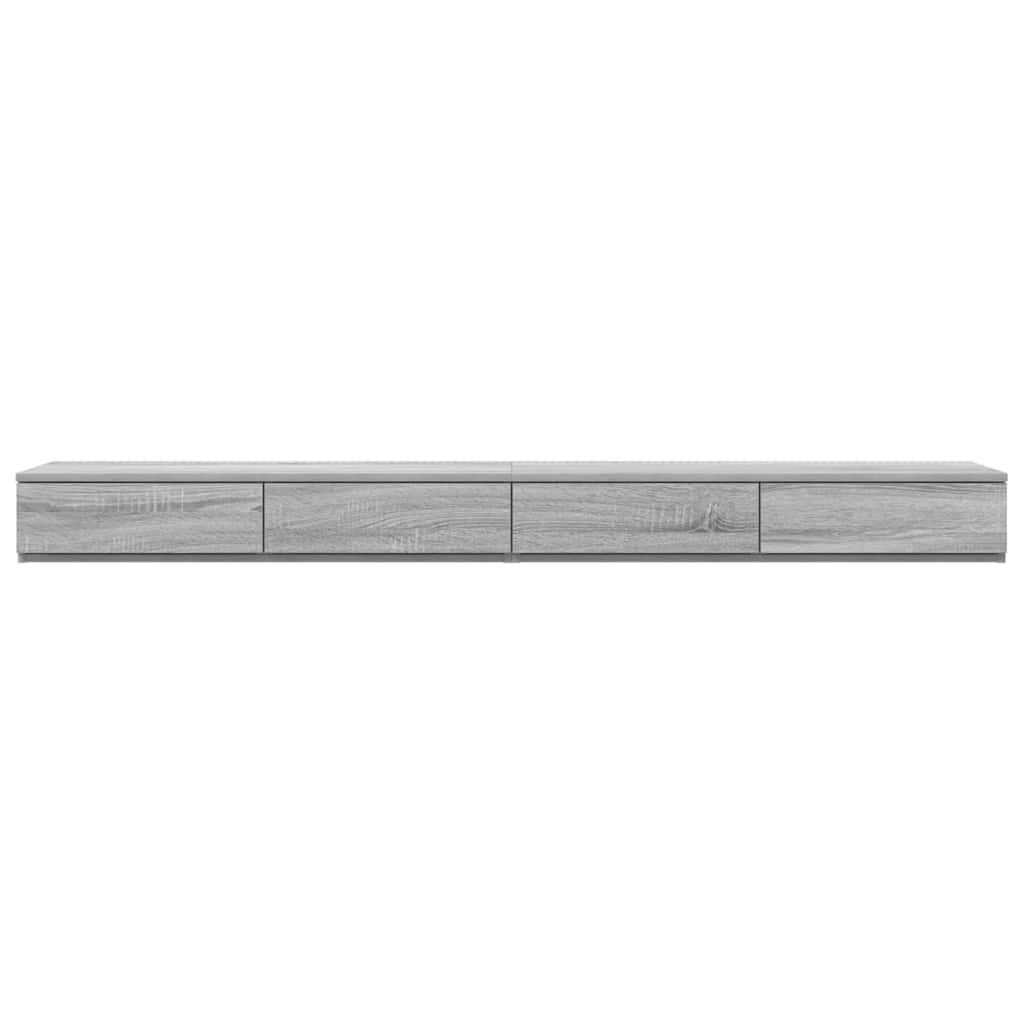 Bettschubladen Sonoma-Grau 180 x 36,5 x 16,5 cm Holzwerkstoff