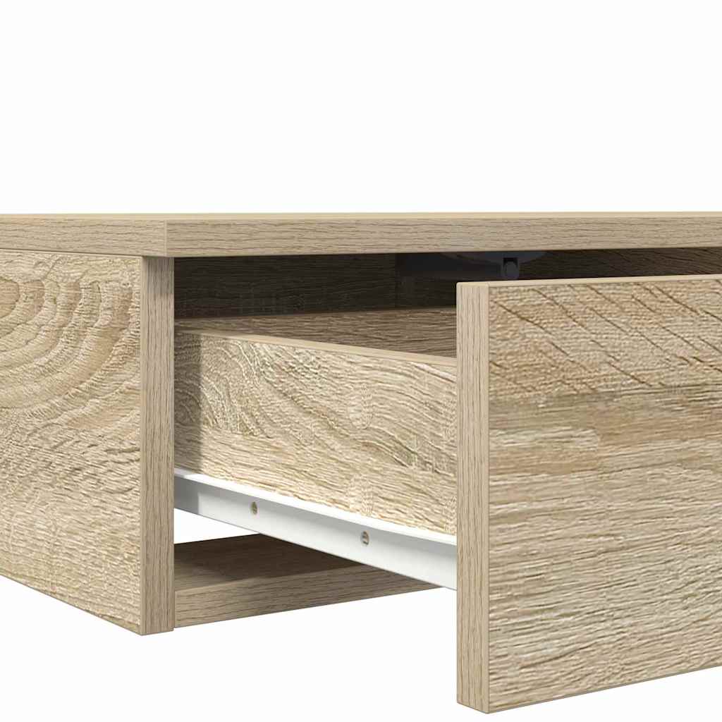 Bettschubladen Sonoma-Eiche 135 x 36,5 x 16,5 cm Holzwerkstoff