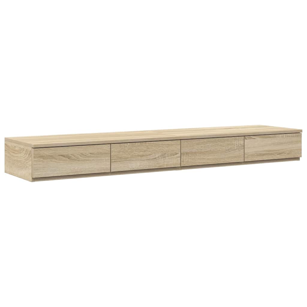 Bettschubladen Sonoma-Eiche 135 x 36,5 x 16,5 cm Holzwerkstoff