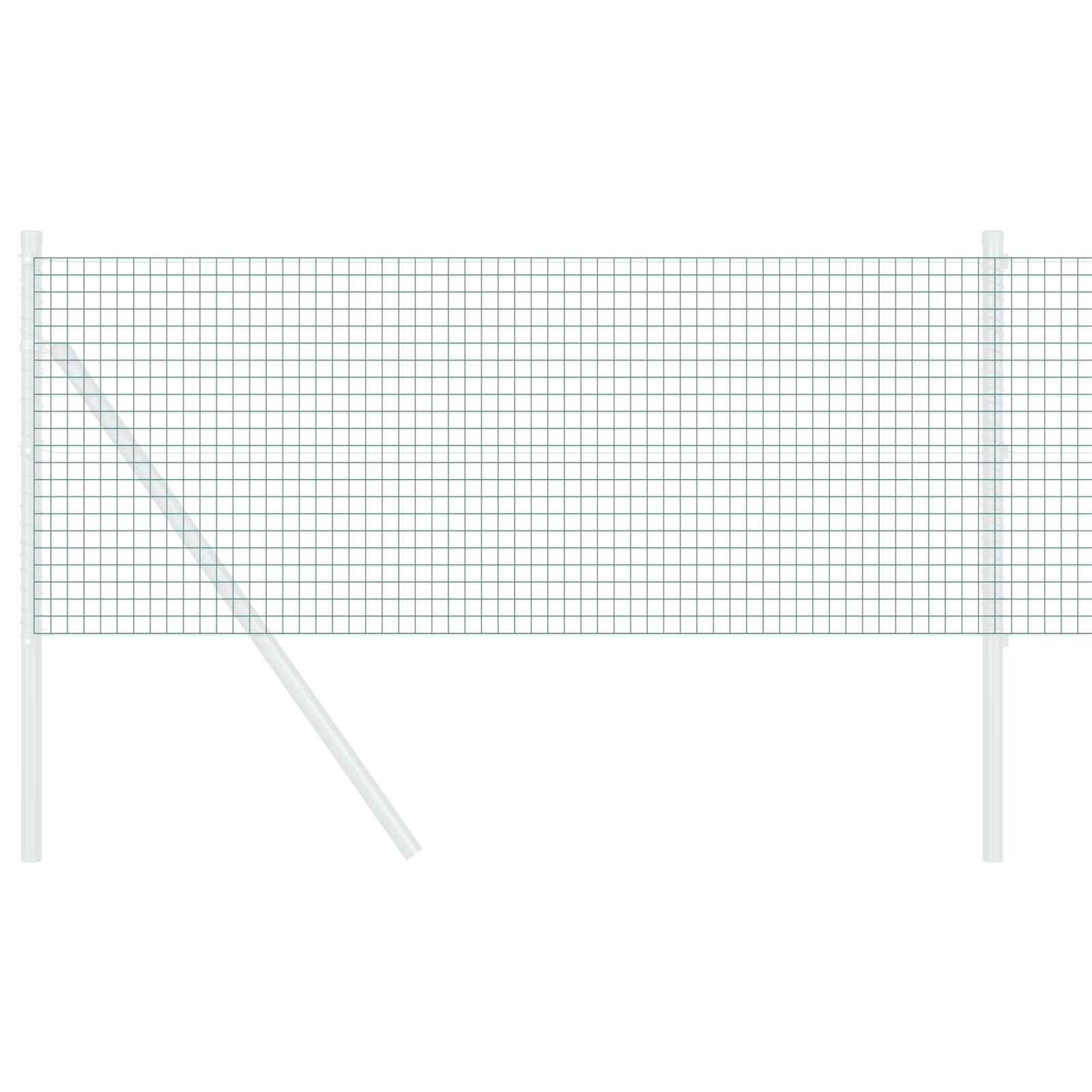 Geschweißter Drahtzaun 1000 x 40 cm Grün