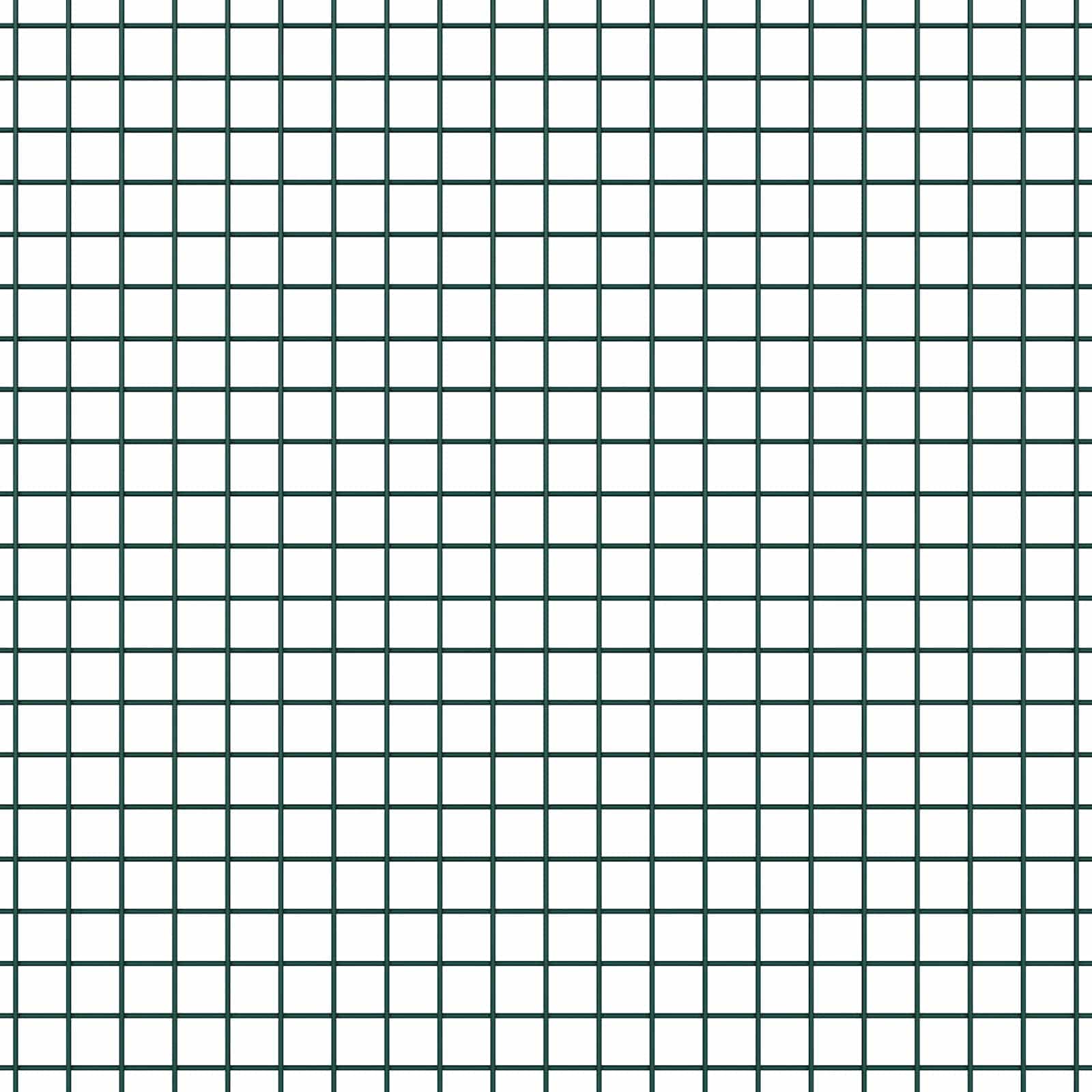 Geschweißter Drahtzaun 2500 x 60 cm Grün