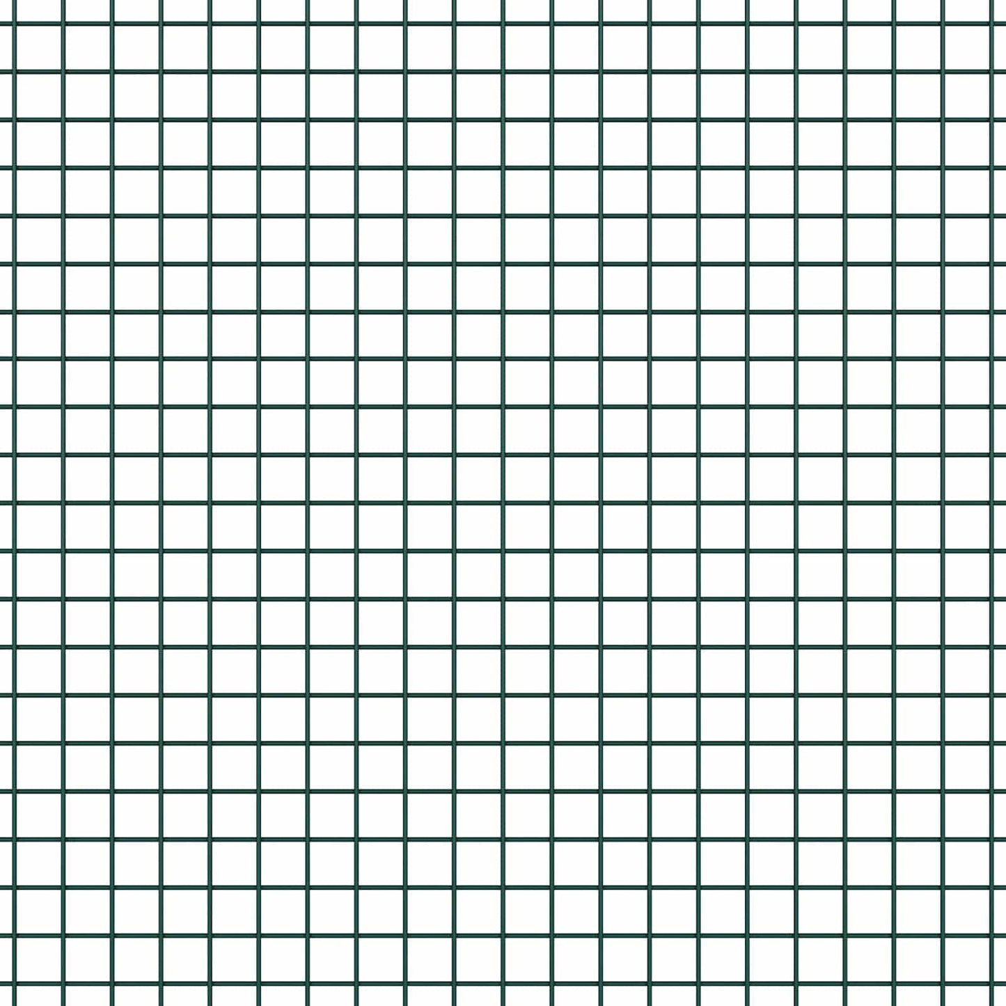 Geschweißter Drahtzaun 2500 x 80 cm Grün