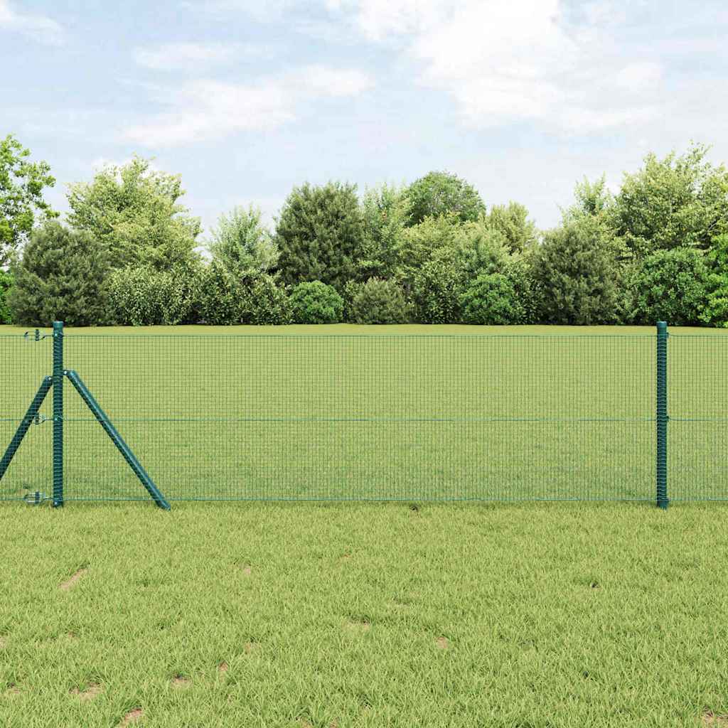 Geschweißter Drahtzaun 5000 x 100 cm Grün