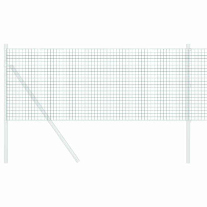 Doppelstabmattenzaun 100 x 0,4 m PVC Grün