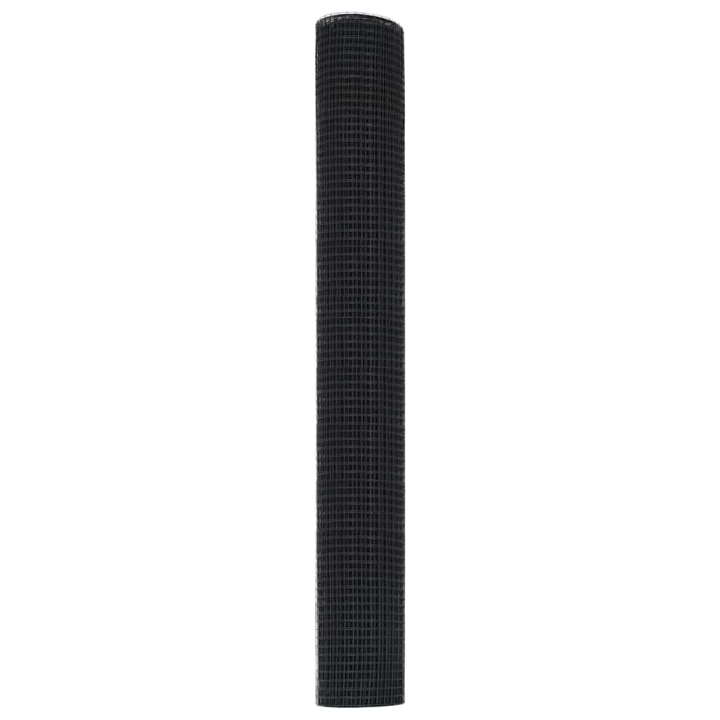 Geschweißter Drahtzaun 5000 x 100 cm Grau