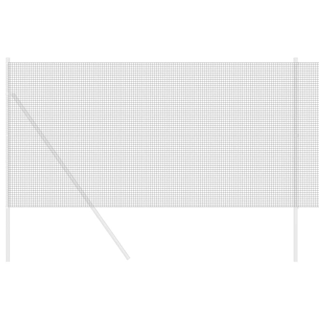 Geschweißter Drahtzaun 5000 x 100 cm Grau