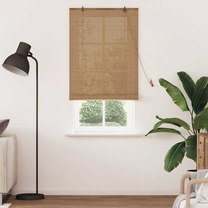 Rollo Braun 90 x 220 cm Bambus