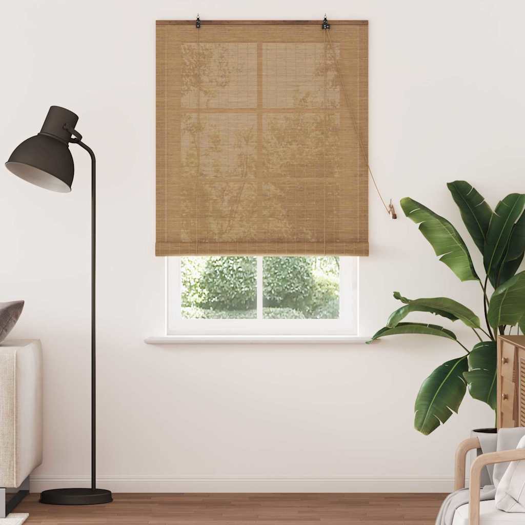 Rollo Braun 100 x 220 cm Bambus