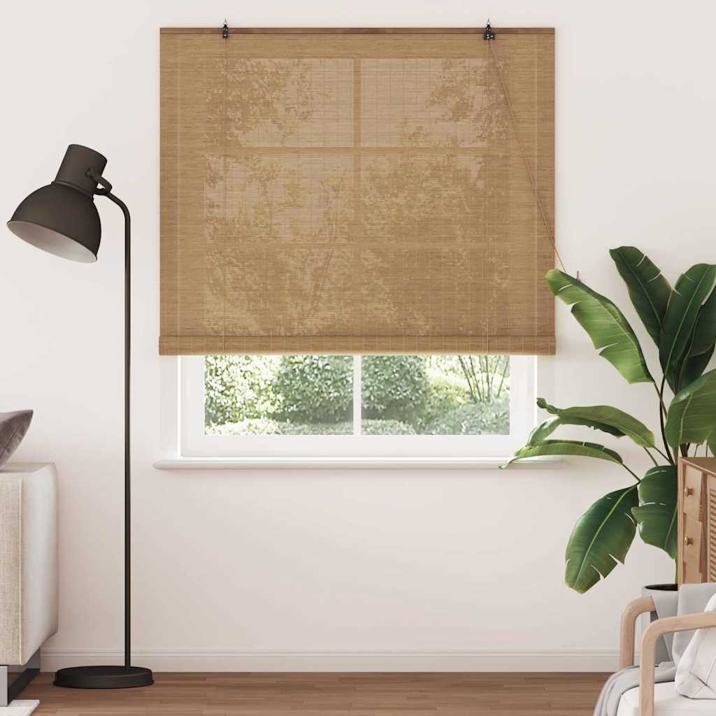 Rollo Braun 150 x 220 cm Bambus
