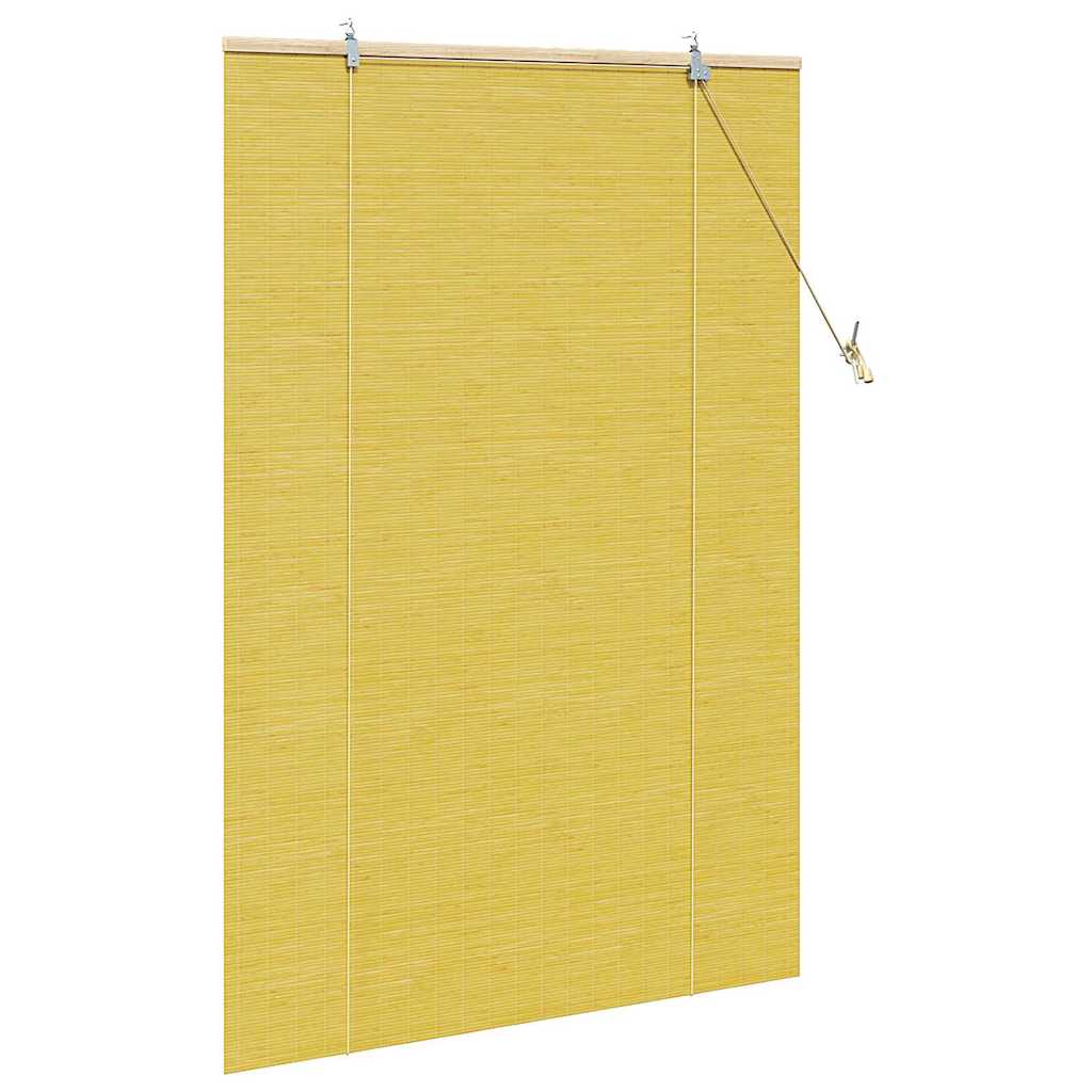 Rollo Gelb 100 x 160 cm Bambus