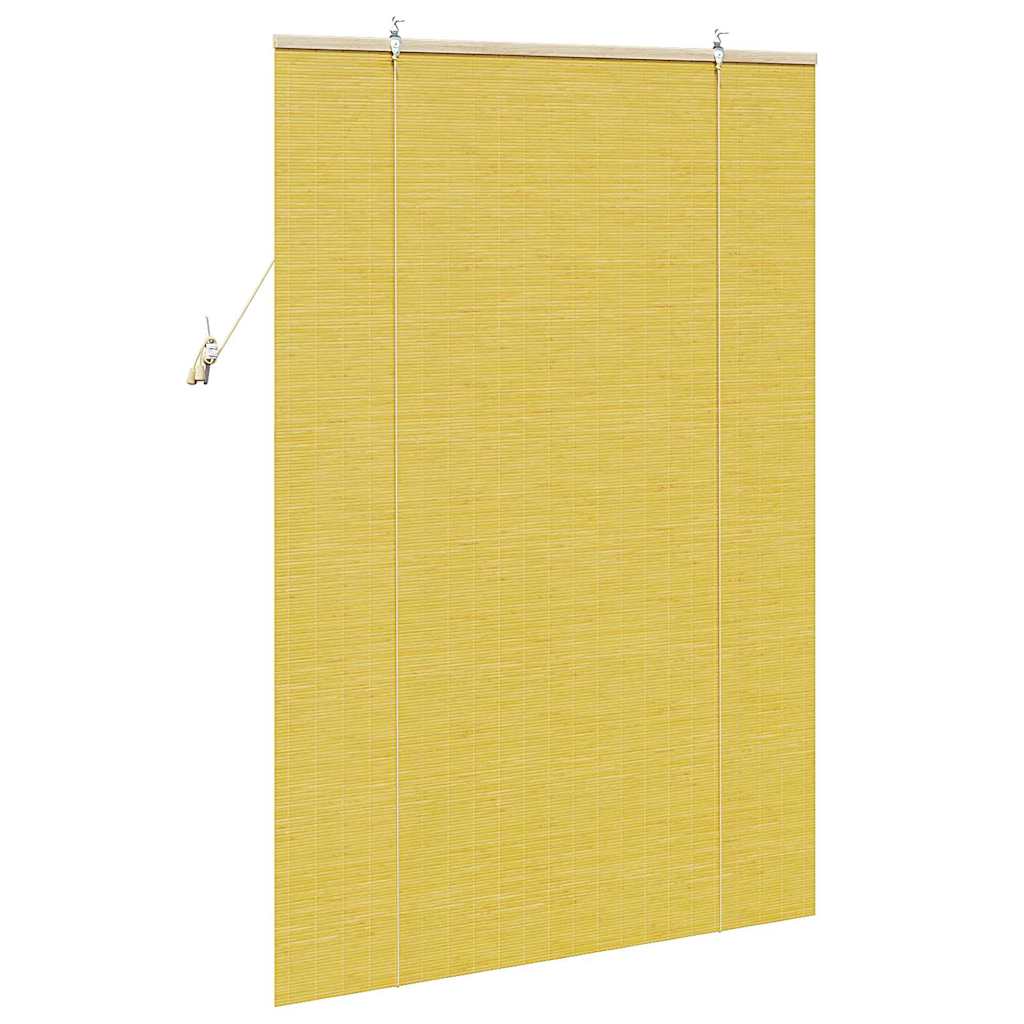Rollo Gelb 100 x 160 cm Bambus
