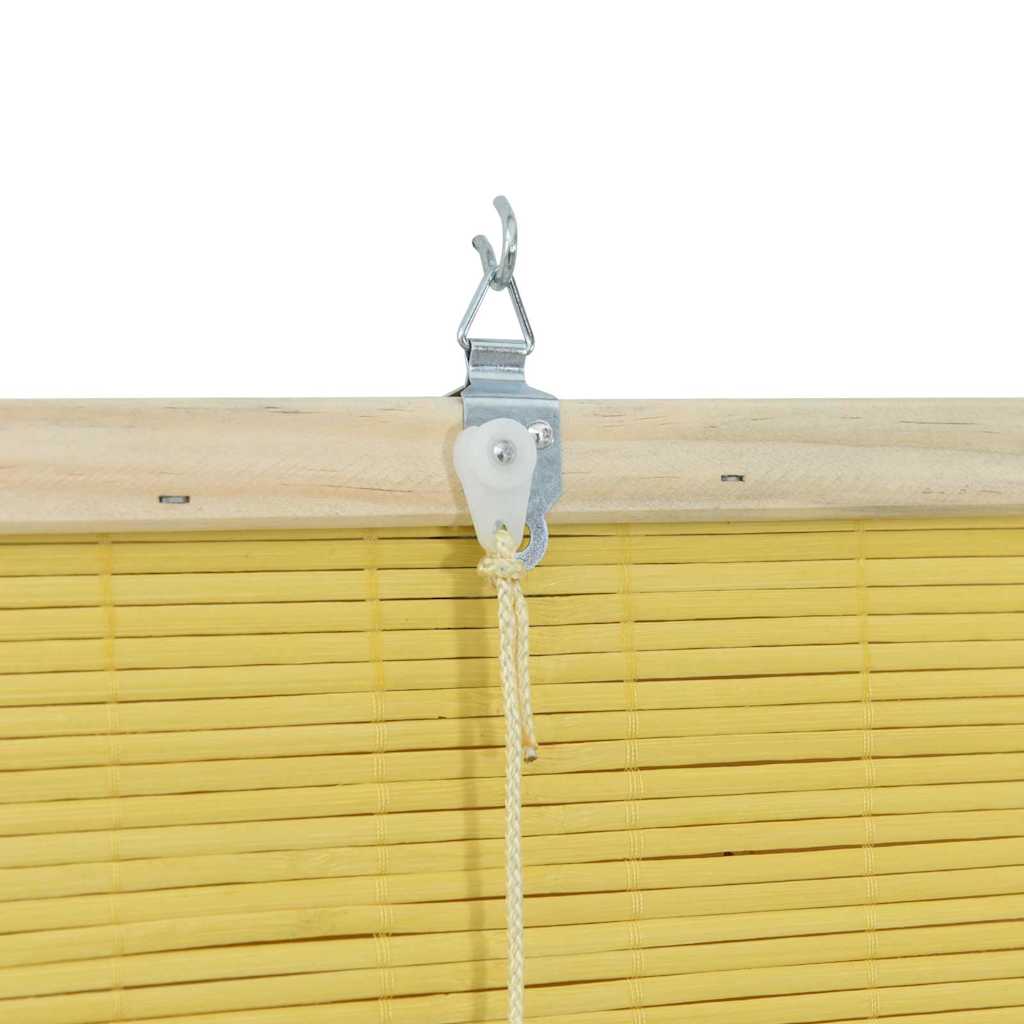 Rollo Gelb 120 x 220 cm Bambus