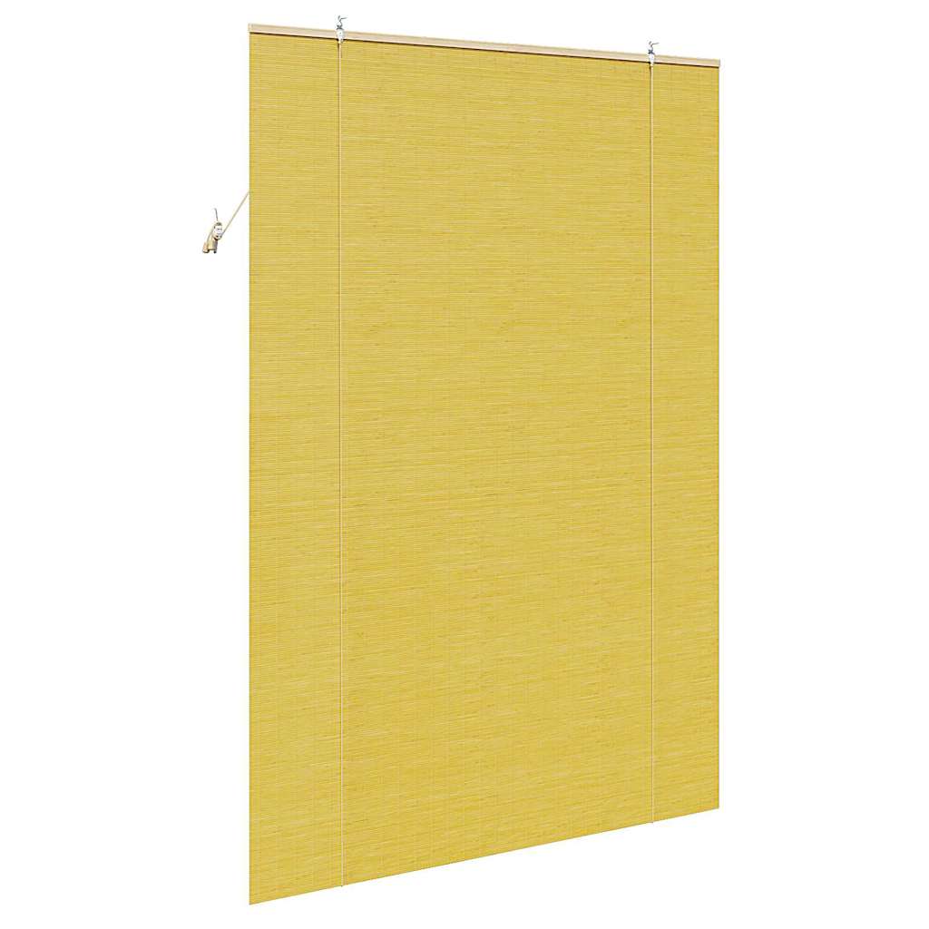 Rollo Gelb 140 x 220 cm Bambus